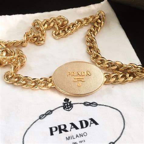 prada belt chain